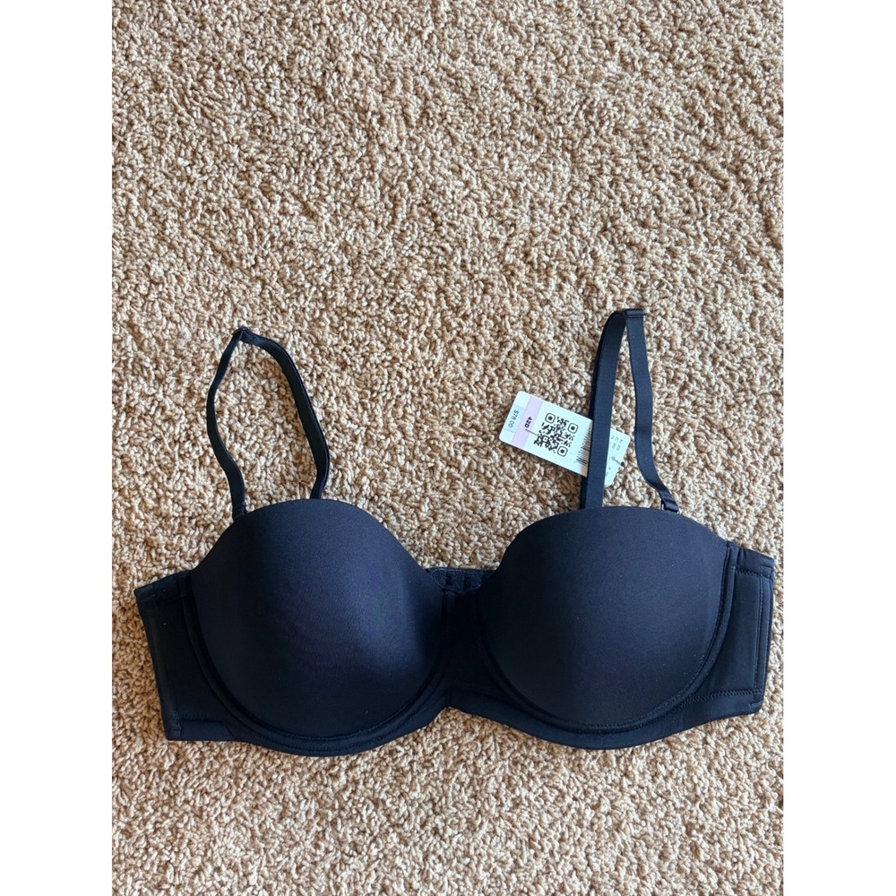 Wacoal Black Red Carpet Convertible Strapless Underwire Bra 854119 42D NEW NWT